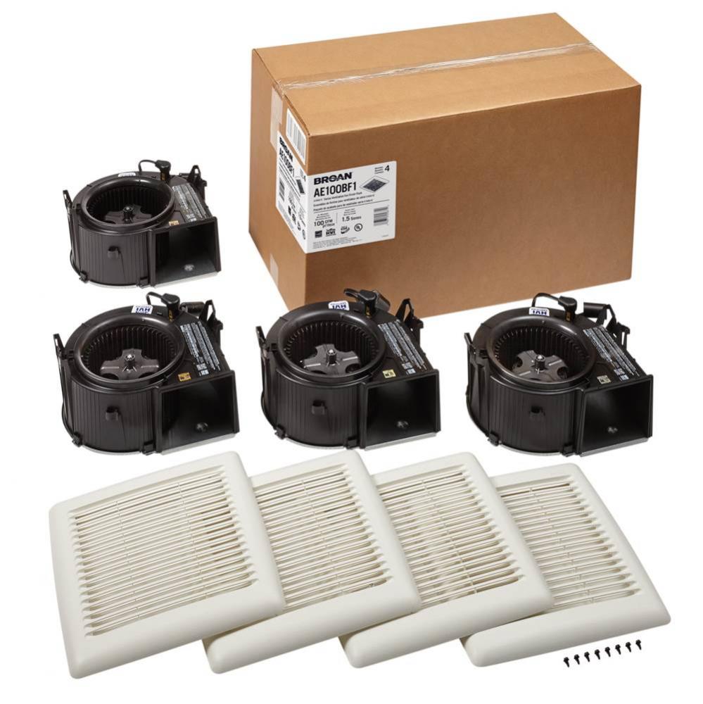 Broan Flex™ Series 100 CFM 1.0 Sones Ventilation Fan Finish Pack Energy Star&#xae;