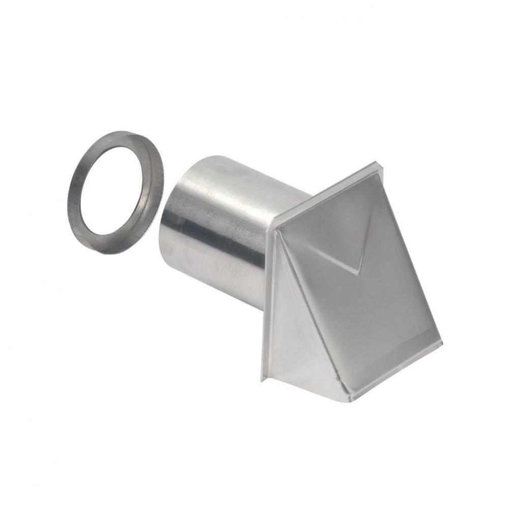 Wall Cap, Aluminum, 4&apos;&apos; Round Duct