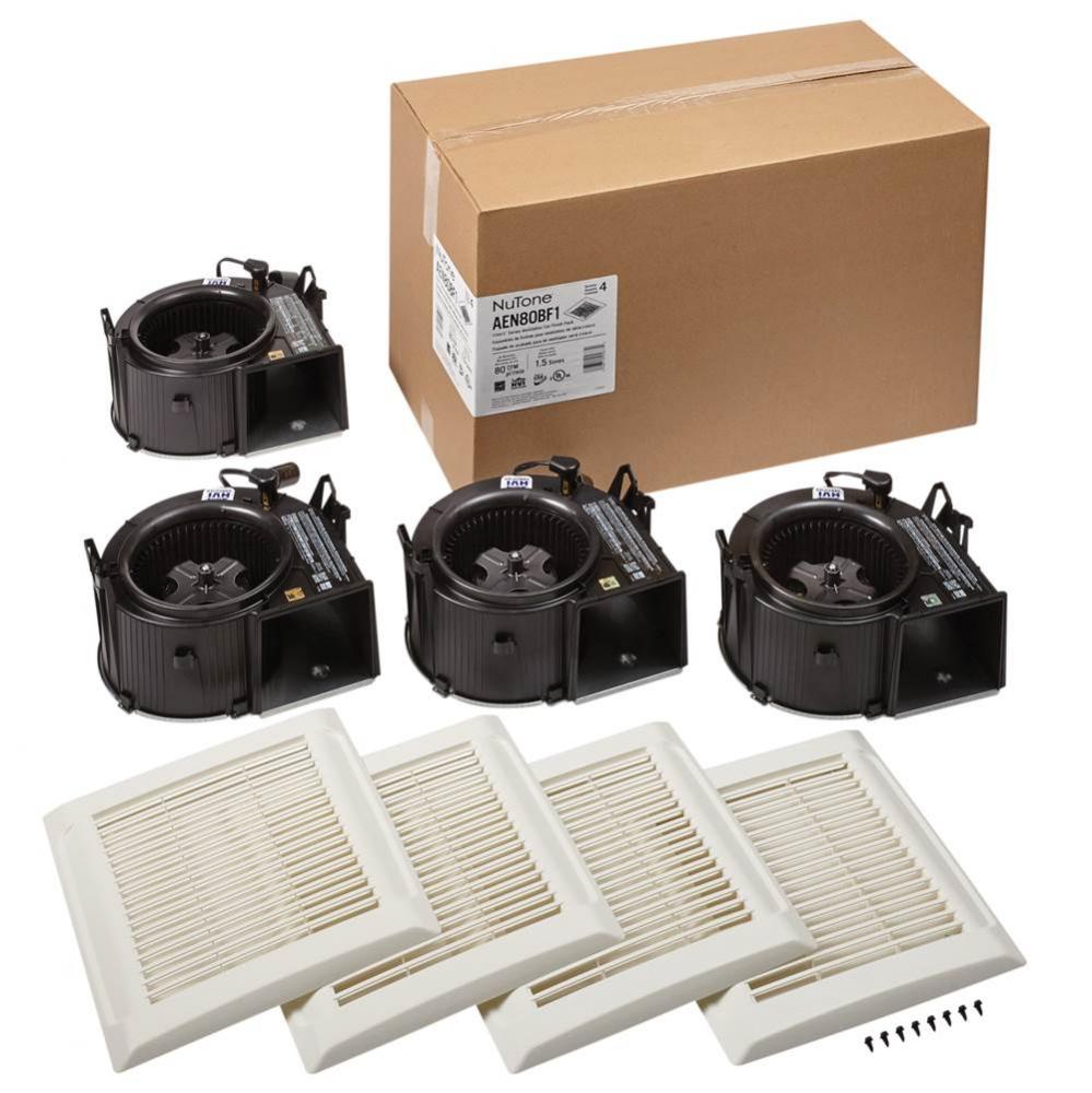 NuTone Flex Series 80 cfm Ventilation Fan finish pack, 0.8 sones, Energy Star Certified