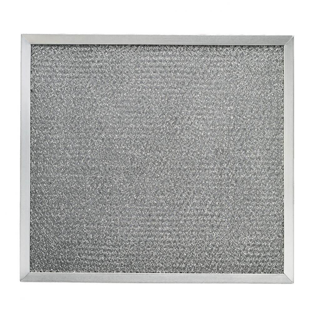 Aluminum Grease Filter, 10-3/8&apos;&apos; x 11-3/8&apos;&apos; x 3/8&apos;&apos;