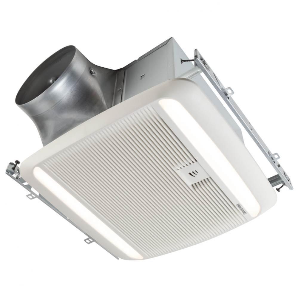 ULTRA GREEN™ Series 110 CFM Humidity Sensing Multi-Speed Ventilation Fan/LED Light, &lt;0.3 Sone