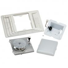 Broan Nutone 657F - Finish Pack. Fan/Light Assembly and Grille. 70 CFM, 4.0 Sones, 100W light. Uses 654