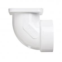 Broan Nutone CF362 - NuTone® 90 Degree Flanged Elbow Fitting, Standard