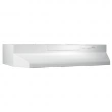 Broan Nutone 433611 - 36'', White-on-White, Under-Cabinet Hood, 220 cfm