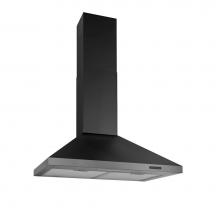 Broan Nutone EW4836BLS - B-E Pyramidal 36'' 400 cfm Black SS