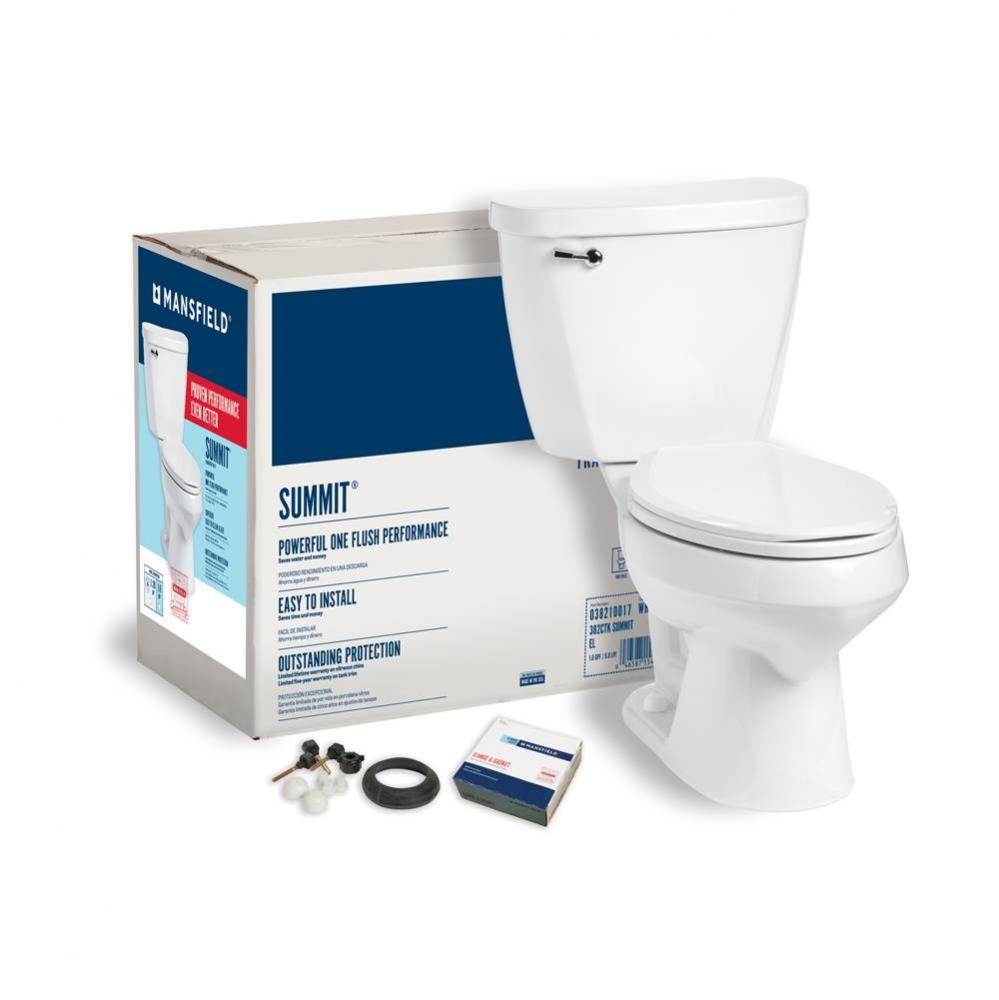 Summit 1.6 Elongated Complete Toilet Kit