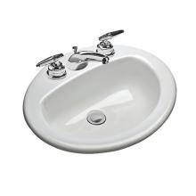 Mansfield Plumbing 237110500 - LAV 237 1H BONE MS OVAL 20X17