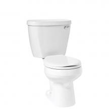 Mansfield Plumbing 380-386RHWHT - Summit 1.6 Round Toilet Combination