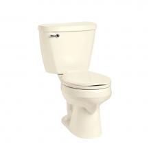 Mansfield Plumbing 380-387LTBN - Summit 1.28 Round Toilet Combination