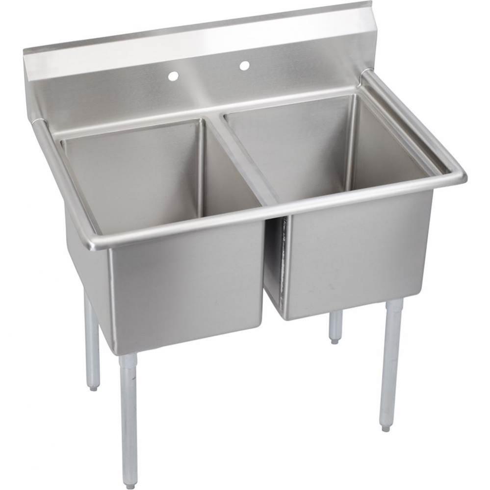 Dependabilt Stainless Steel 55&apos;&apos; x 29-13/16&apos;&apos; x 44-3/4&apos;&apos; 16 Gauge Tw