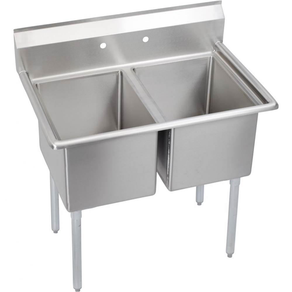 Dependabilt Stainless Steel 43&apos;&apos; x 29-13/16&apos;&apos; x 44-3/4&apos;&apos; 16 Gauge Tw