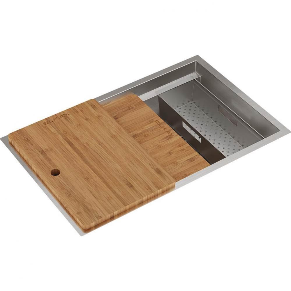 Circuit Chef Stainless Steel 32-1/2&apos;&apos; x 20-1/2&apos;&apos; x 10&apos;&apos;, Single Bowl