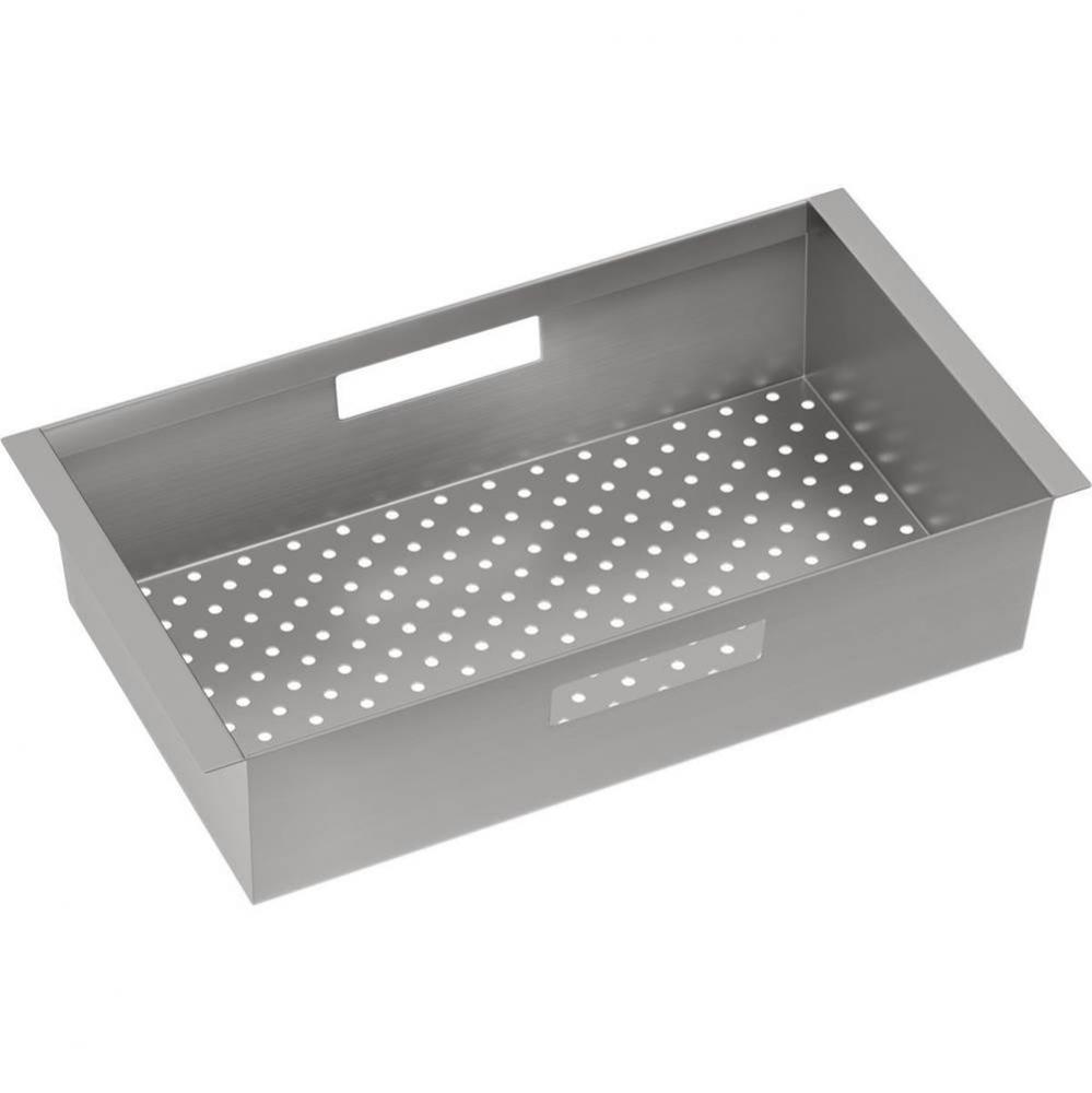 Circuit Chef Stainless Steel 17&apos;&apos; x 9-5/8&apos;&apos; x 4&apos;&apos; Colander