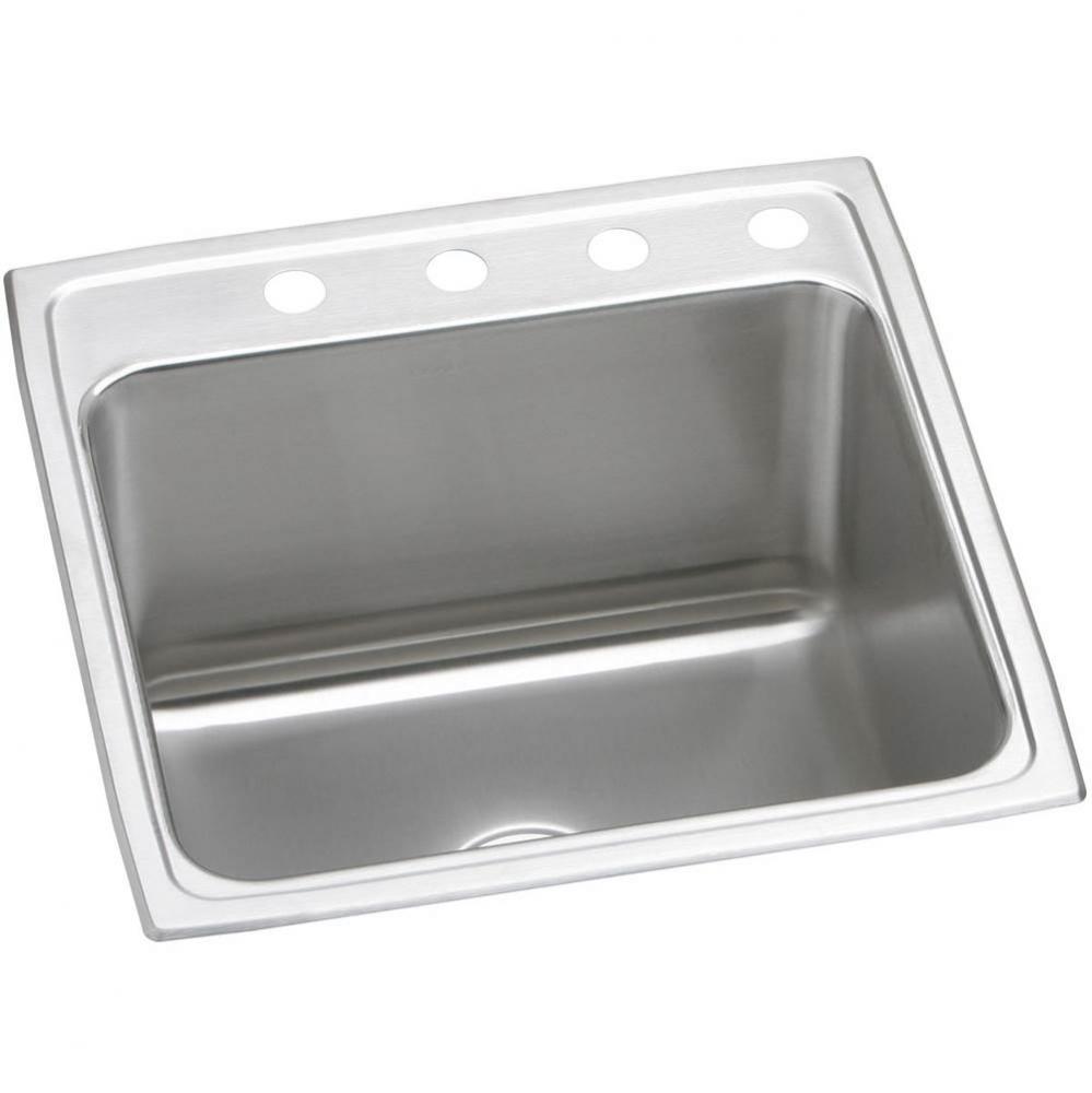 Lustertone Classic Stainless Steel 19-1/2&apos;&apos; x 22&apos;&apos; x 10-1/8&apos;&apos;, 1-Hol