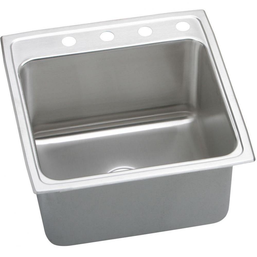 Lustertone Classic Stainless Steel 22&apos;&apos; x 22&apos;&apos; x 12-1/8&apos;&apos;, Single Bo