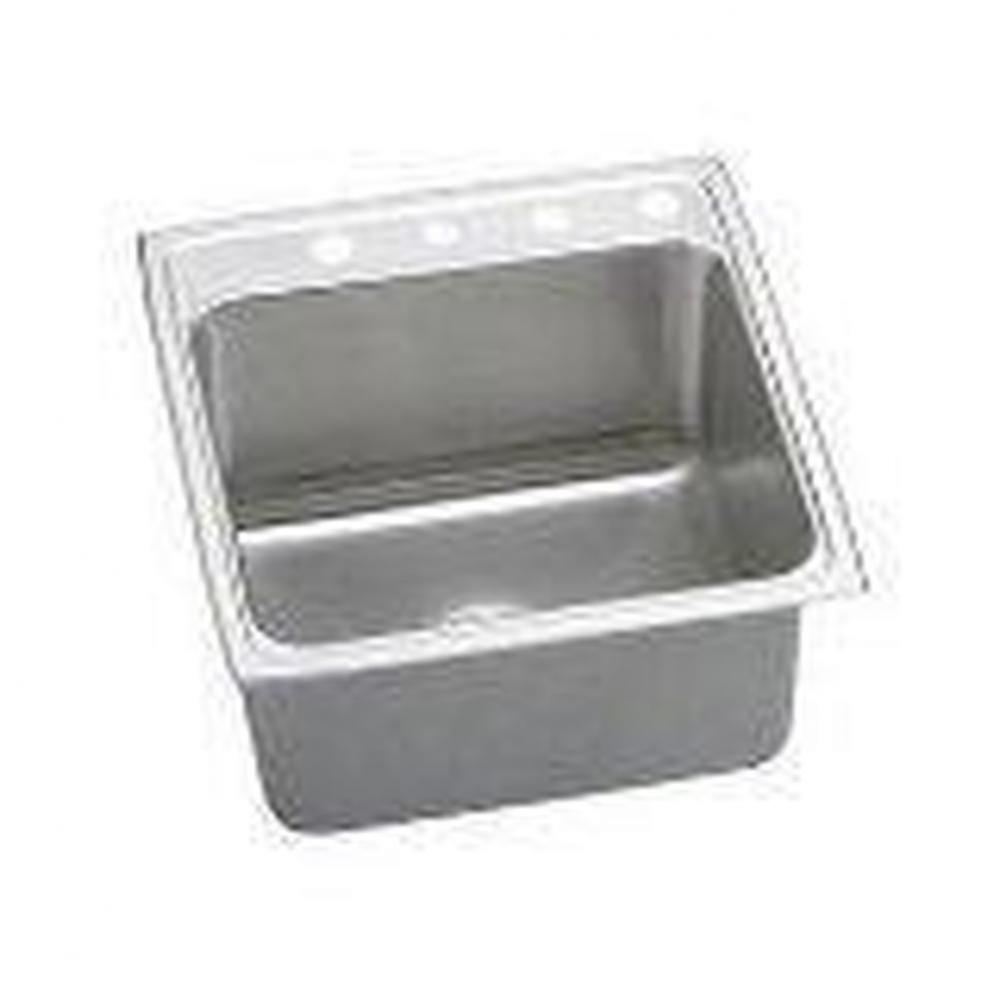18 Gauge 22&apos;&apos; X 22&apos;&apos; X 12.1&apos;&apos; Single Bowl Kitchen Sink