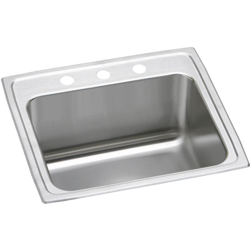 Lustertone Classic Stainless Steel 25&apos;&apos; x 21-1/4&apos;&apos; x 10-1/8&apos;&apos;, 0-Hol