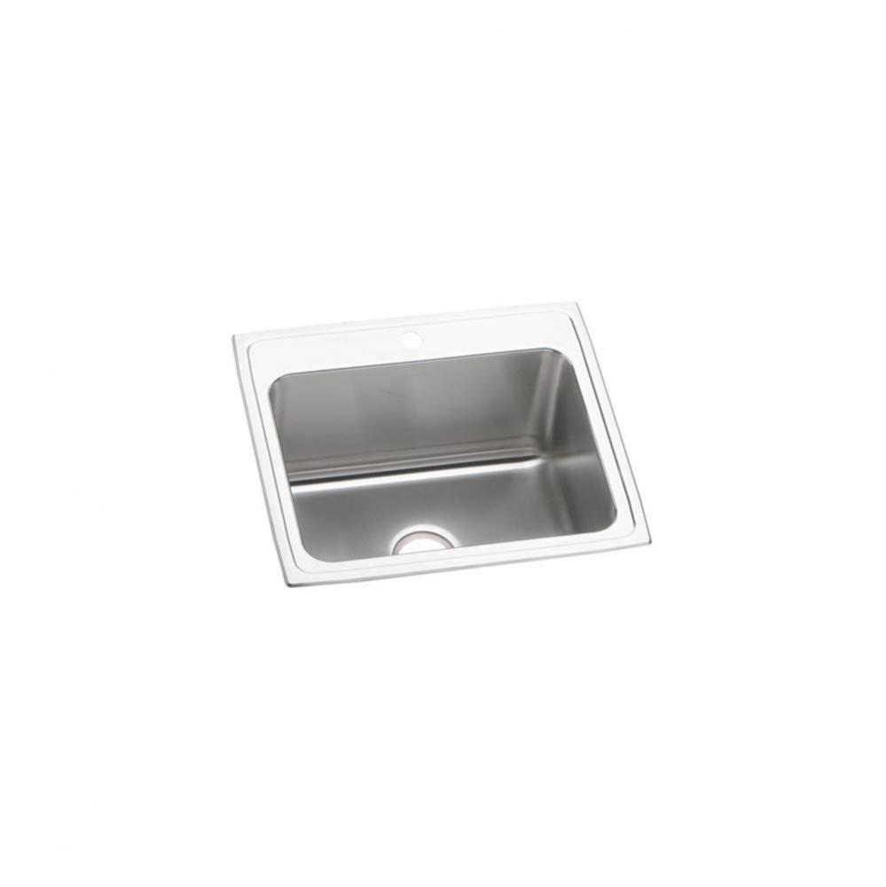 Lustertone Classic Stainless Steel 25&apos;&apos; x 21-1/4&apos;&apos; x 10-1/8&apos;&apos;, 5-Hol