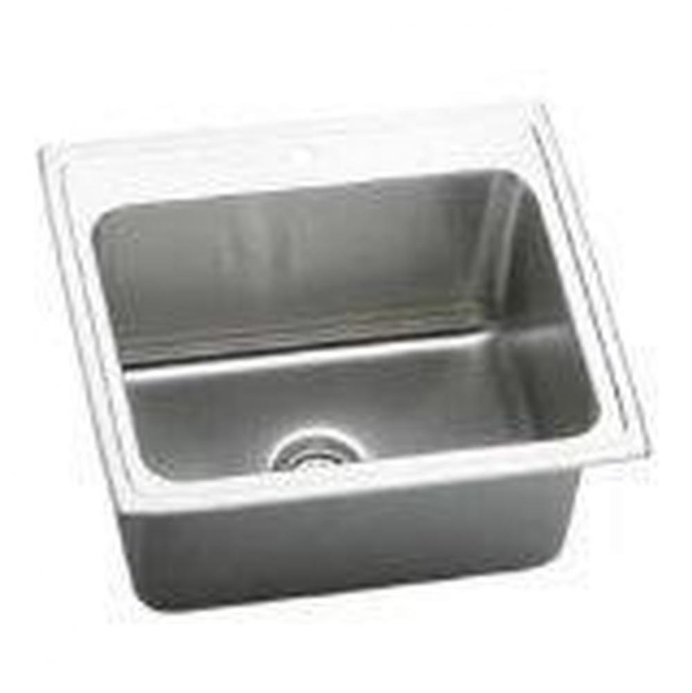 18 Gauge 25&apos;&apos; X 22&apos;&apos; X 12.1&apos;&apos; Single Bowl Kitchen Sink