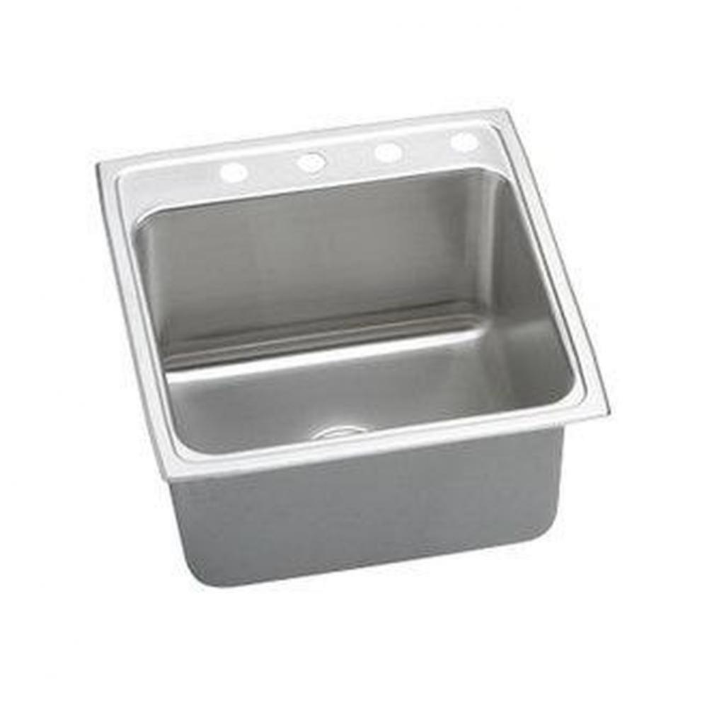 Lustertone Classic Stainless Steel 22&apos;&apos; x 22&apos;&apos; x 10-1/8&apos;&apos;, Single Bo