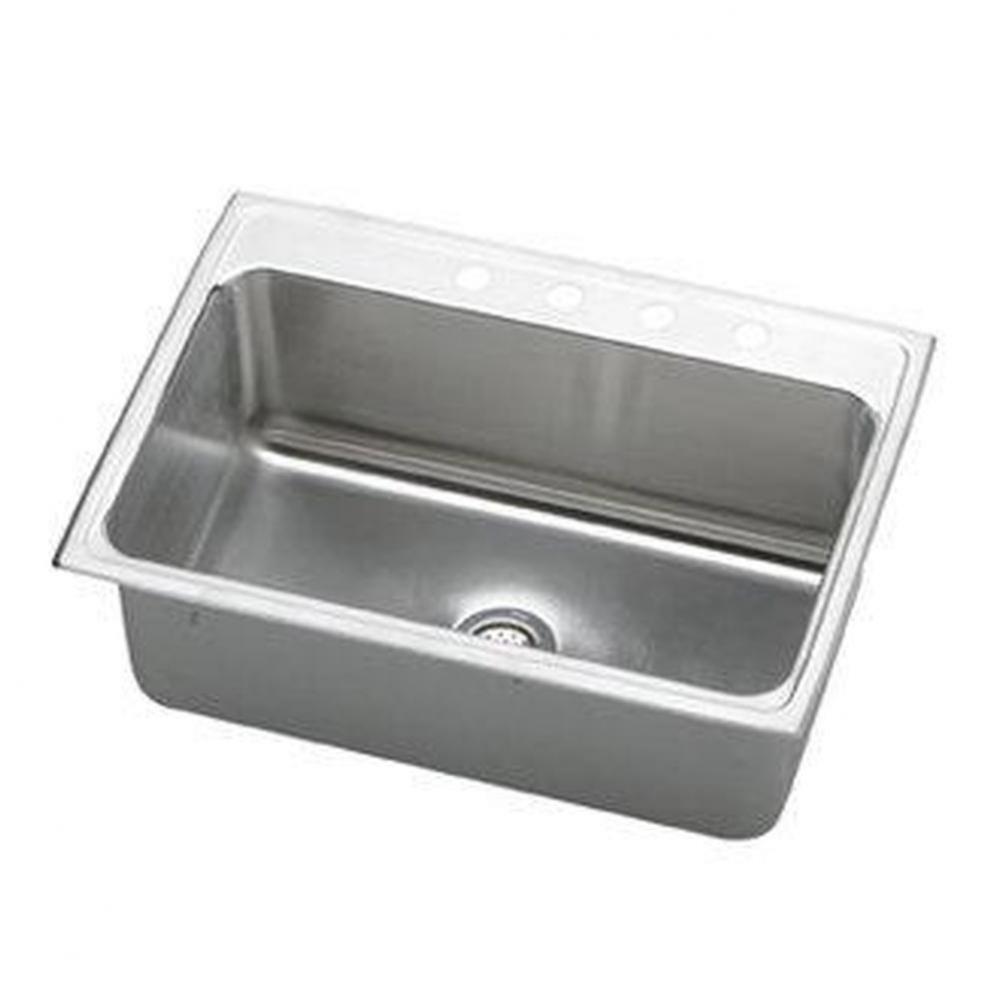 Lustertone Classic Stainless Steel 31&apos;&apos; x 22&apos;&apos; x 10-1/8&apos;&apos;, Single Bo