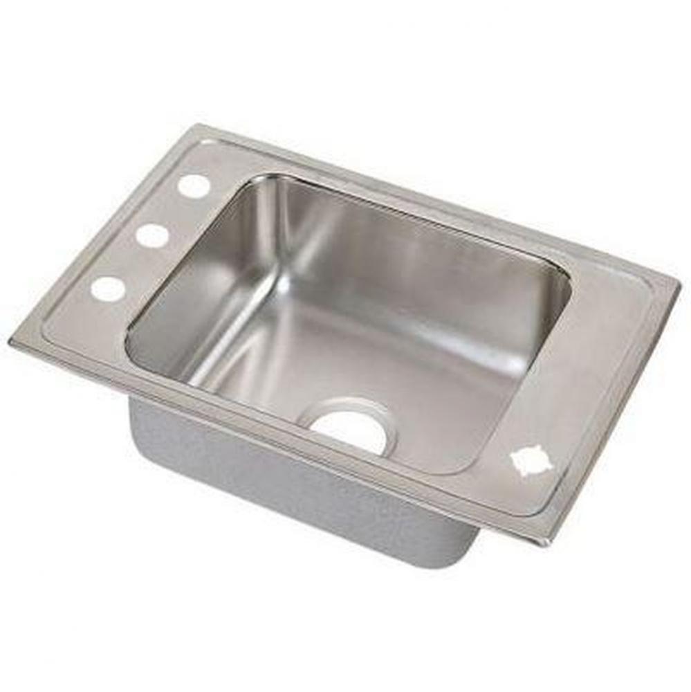 18 Gauge 31&apos;&apos; X 19.5&apos;&apos; X 5&apos;&apos; Single Bowl Sink