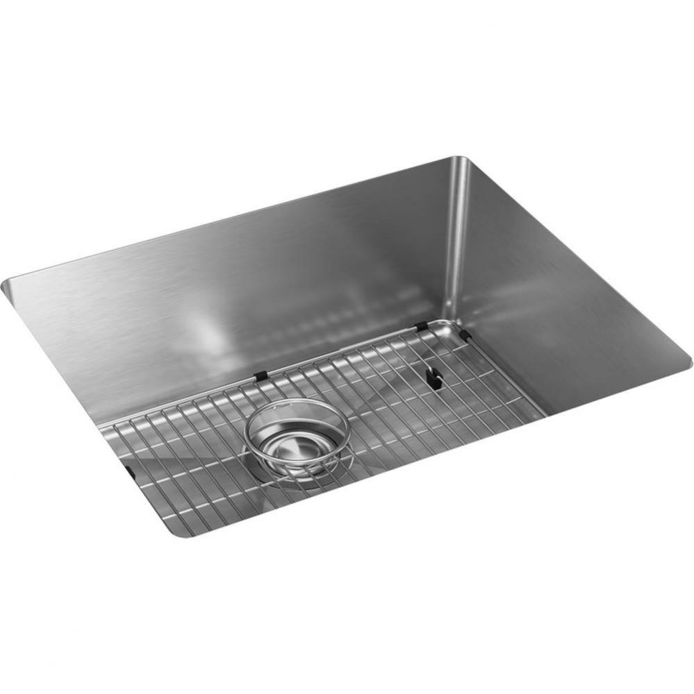 Crosstown 18 Gauge Stainless Steel 22-1/2&apos;&apos; x 18-1/2&apos;&apos; x 9&apos;&apos;, Single