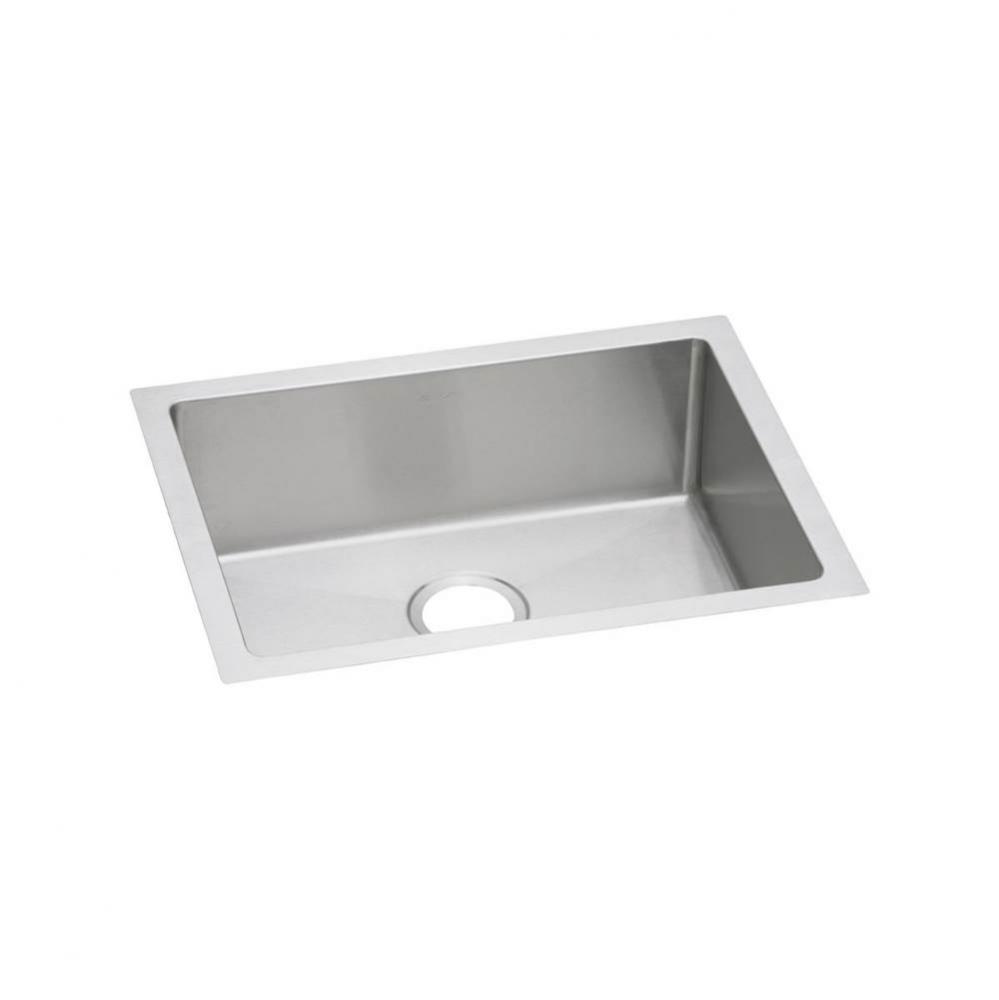 16 Gauge Stainless Steel 23.5&apos;&apos; x 18.25&apos;&apos; x 8&apos;&apos; Single Bowl Undermou