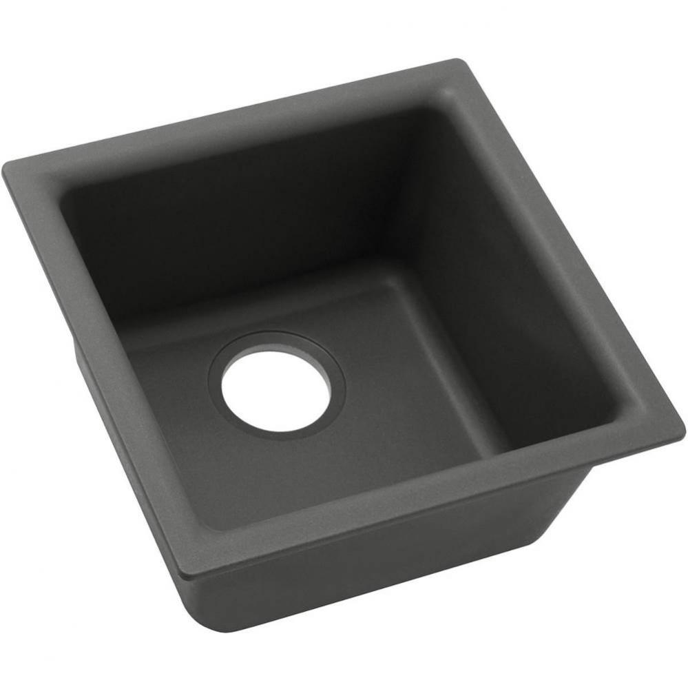 Quartz Classic 15-3/4&apos;&apos; x 15-3/4&apos;&apos; x 7-11/16&apos;&apos;, Single Bowl Dual Mou