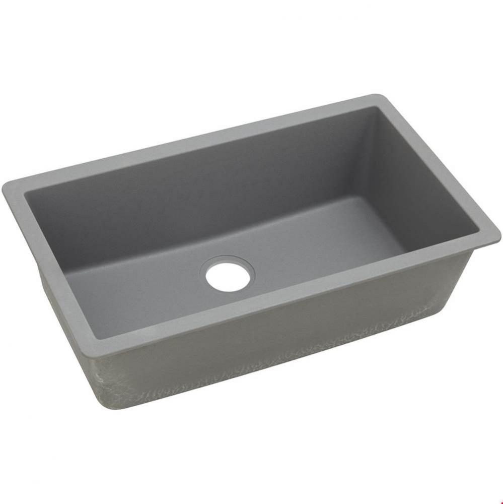 Quartz Classic 33&apos;&apos; x 18-7/16&apos;&apos; x 9-7/16&apos;&apos;, Single Bowl Undermount S