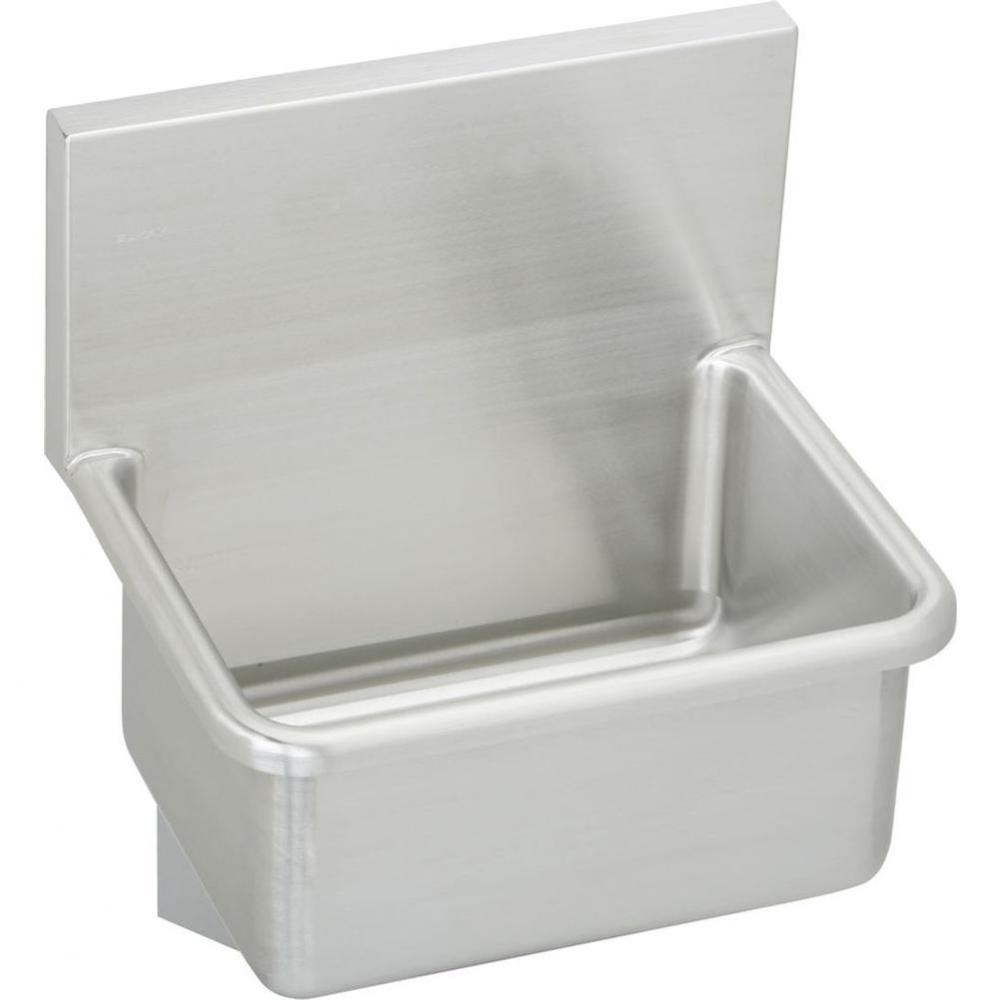 Stainless Steel 21&apos;&apos; x 17-1/2&apos;&apos; x 12, Wall Hung Service Sink