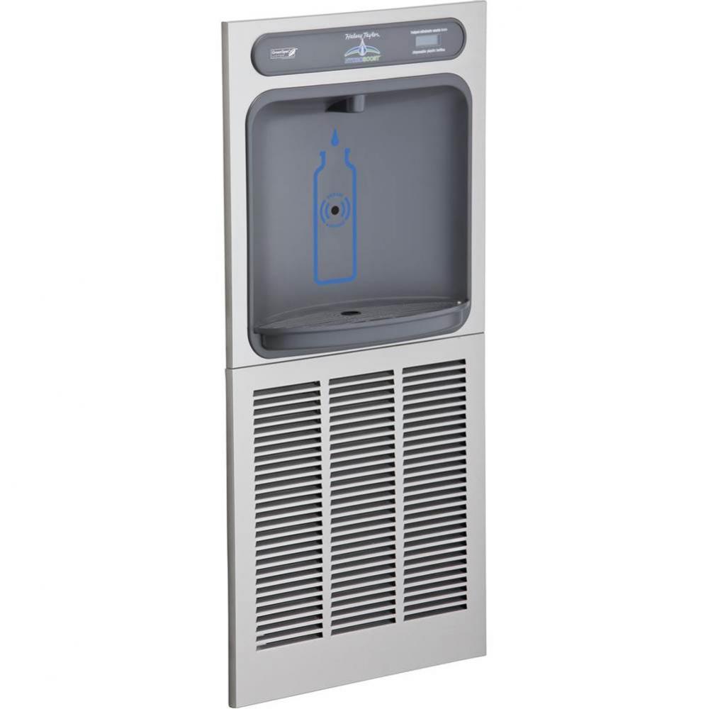 Halsey Taylor HydroBoost In-Wall Bottle Filling Station, Non-Filtered 8 GPH Stainless