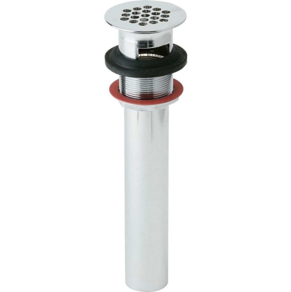 1-1/2&apos;&apos; Drain Fitting Chrome Plated Brass with Perforated Grid