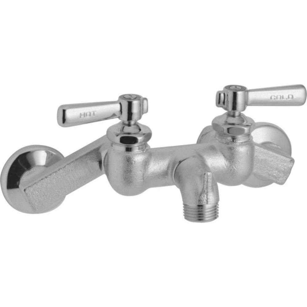 4&apos;&apos;-8-3/8&apos;&apos; Adjustable Centers Wall Mount Faucet with Bucket Hook Spout 2&apos