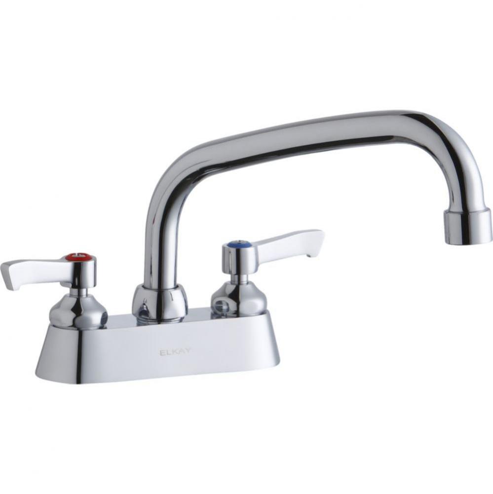 4&apos;&apos; Centerset with Exposed Deck Faucet with 8&apos;&apos; Arc Tube Spout 2&apos;&apos; L