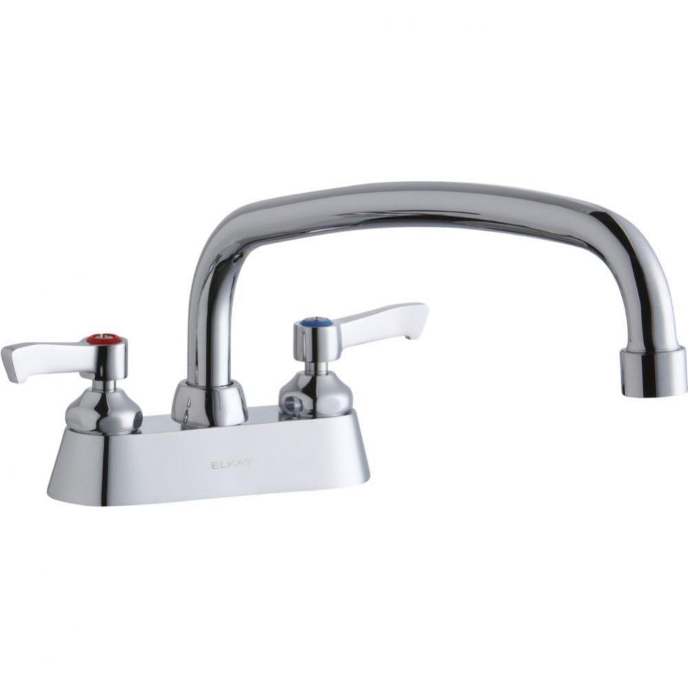 4&apos;&apos; Centerset with Exposed Deck Faucet with 14&apos;&apos; Arc Tube Spout 2&apos;&apos;