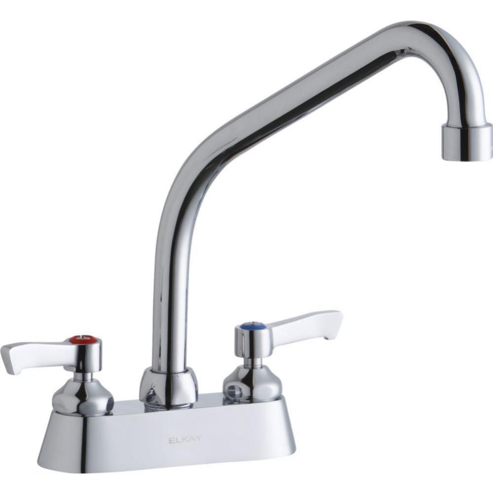 4&apos;&apos; Centerset with Exposed Deck Faucet with 8&apos;&apos; High Arc Spout 2&apos;&apos; L