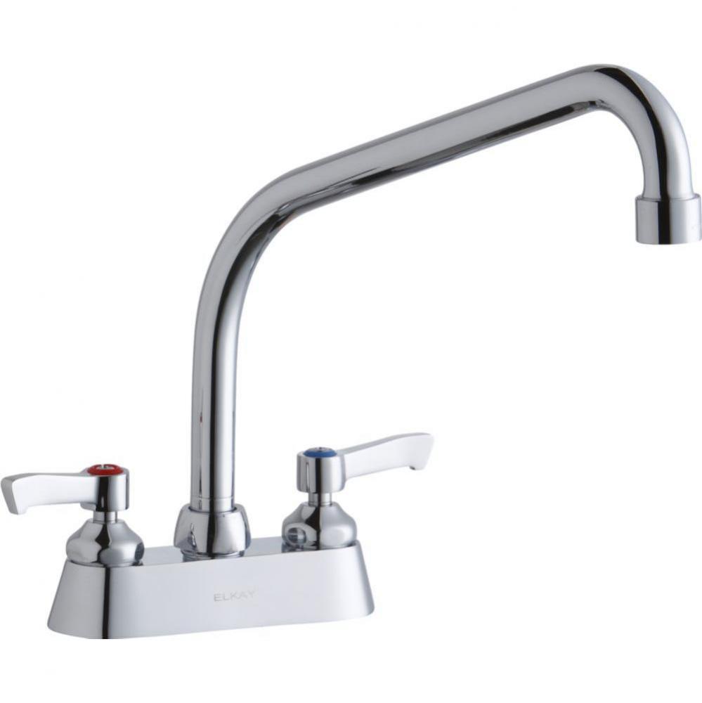 4&apos;&apos; Centerset with Exposed Deck Faucet with 10&apos;&apos; High Arc Spout 2&apos;&apos;