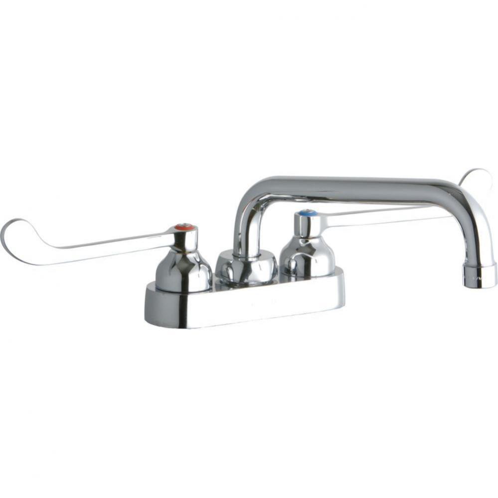 4&apos;&apos; Centerset with Exposed Deck Faucet with 8&apos;&apos; Tube Spout 6&apos;&apos; Wrist