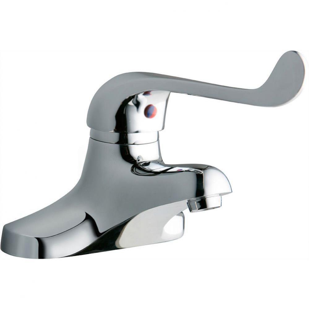 4&apos;&apos; Centerset with Exposed Deck Lavatory Faucet Integral Spout Single Control 7&apos;&ap