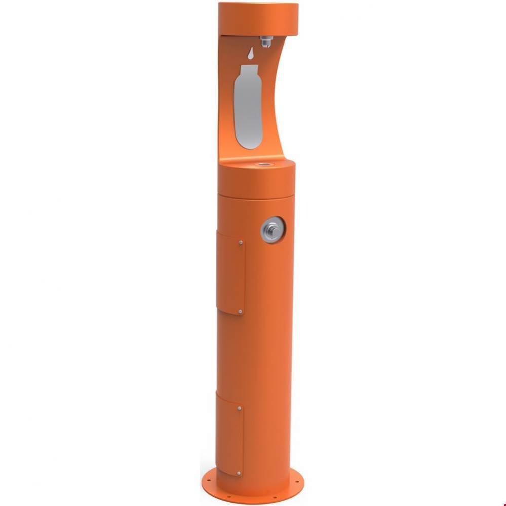 Outdoor ezH2O Bottle Filling Station Pedestal, Non-Filtered Non-Refrigerated Freeze Resistant Oran