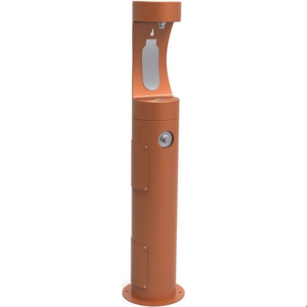 Outdoor ezH2O Bottle Filling Station Pedestal, Non-Filtered Non-Refrigerated Freeze Resistant Terr