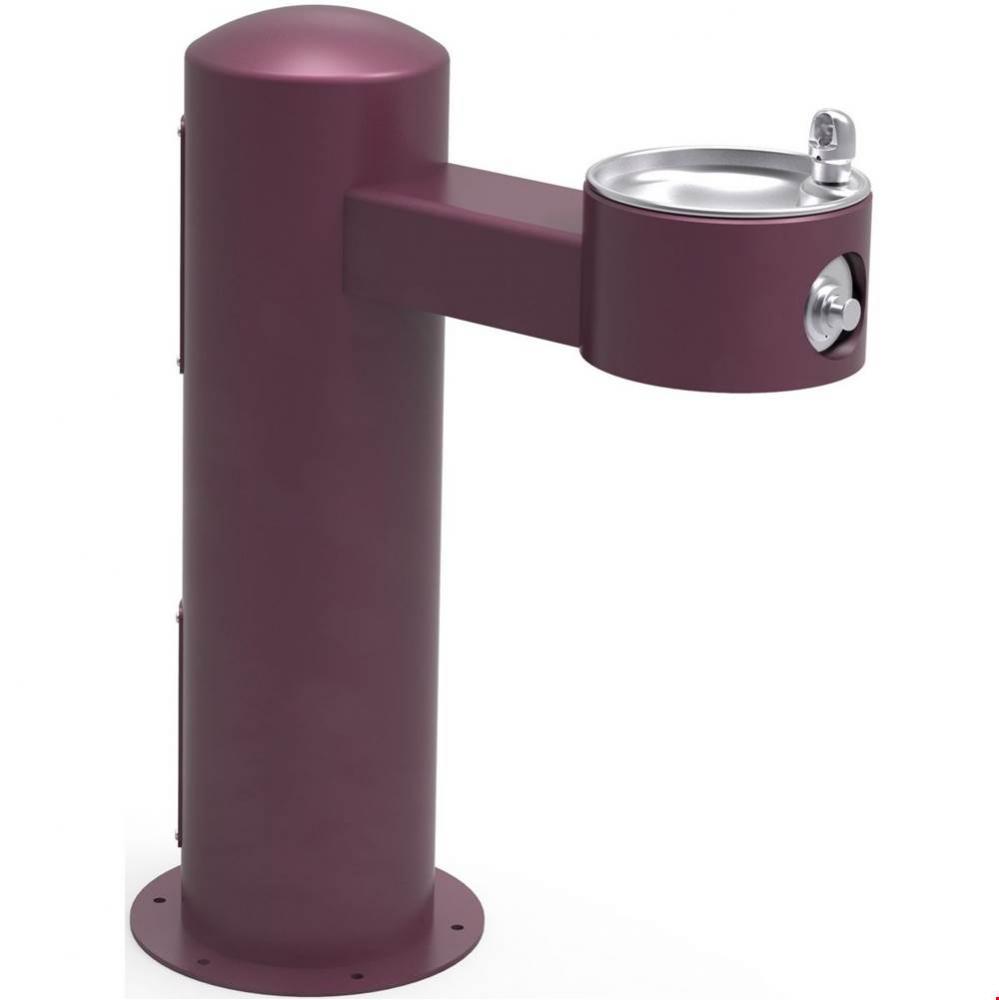 Outdoor Fountain Pedestal Non-Filtered, Non-Refrigerated Freeze Resistant Purple