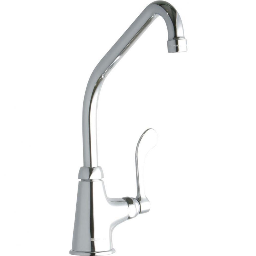 Single Hole with Single Control Faucet with 8&apos;&apos; High Arc Spout 4&apos;&apos; Wristblade