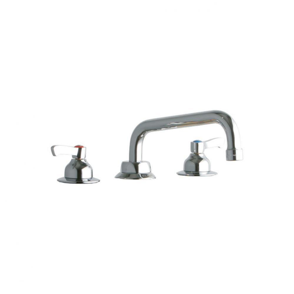 8&apos;&apos; Centerset with Concealed Deck Faucet with 8&apos;&apos; Tube Spout 2&apos;&apos; Lev