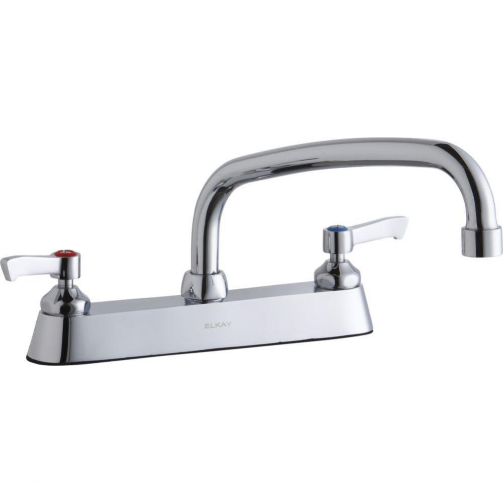 8&apos;&apos; Centerset with Exposed Deck Faucet with 10&apos;&apos; Arc Tube Spout 2&apos;&apos;