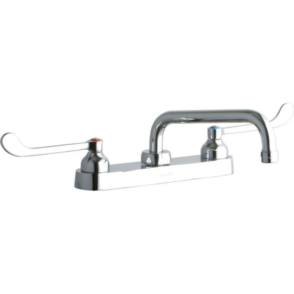 DECK MNT CONCEAL WS, TUBE 8IN SPT, 1PC WRIST BLD HNDL, 6IN