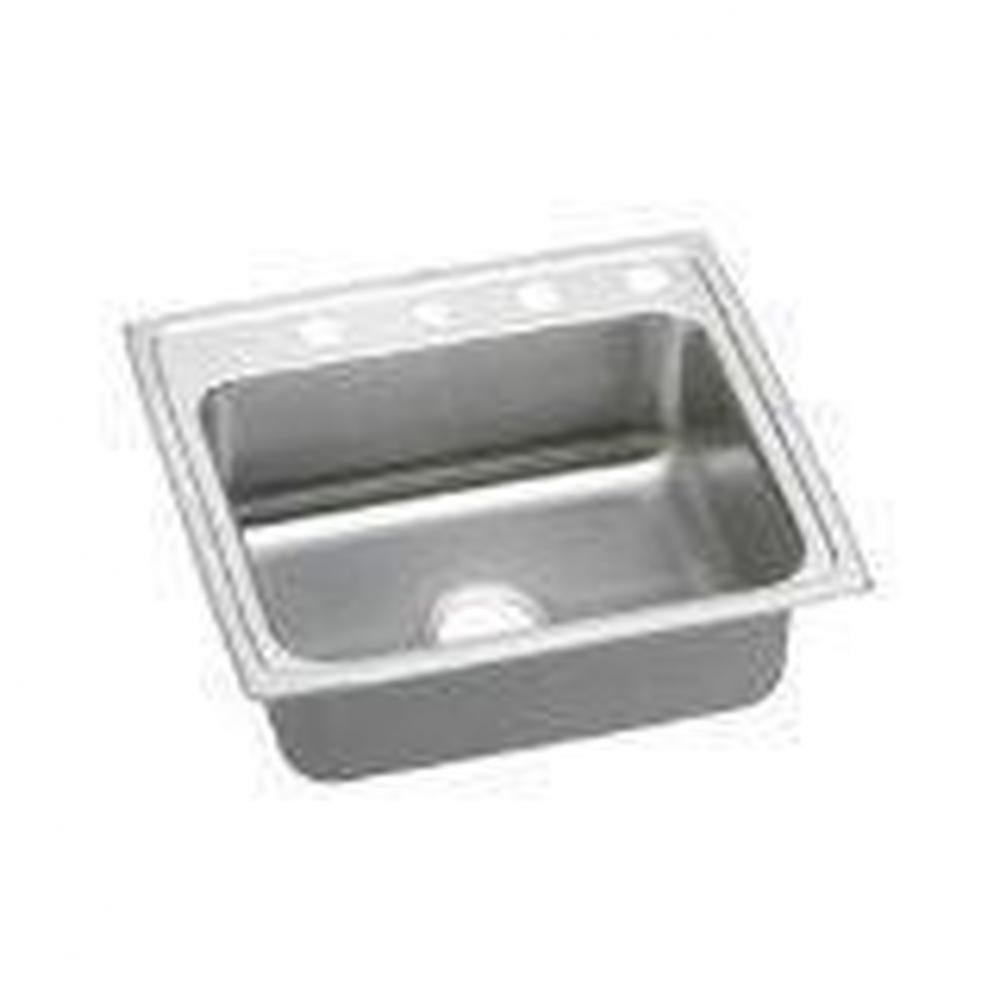 18 Gauge 22&apos;&apos; X 19.5&apos;&apos; X 6&apos;&apos; Single Bowl Kitchen Sink