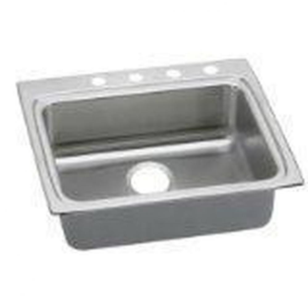 18 Gauge 25&apos;&apos; X 22&apos;&apos; X 6&apos;&apos; Single Bowl Kitchen Sink