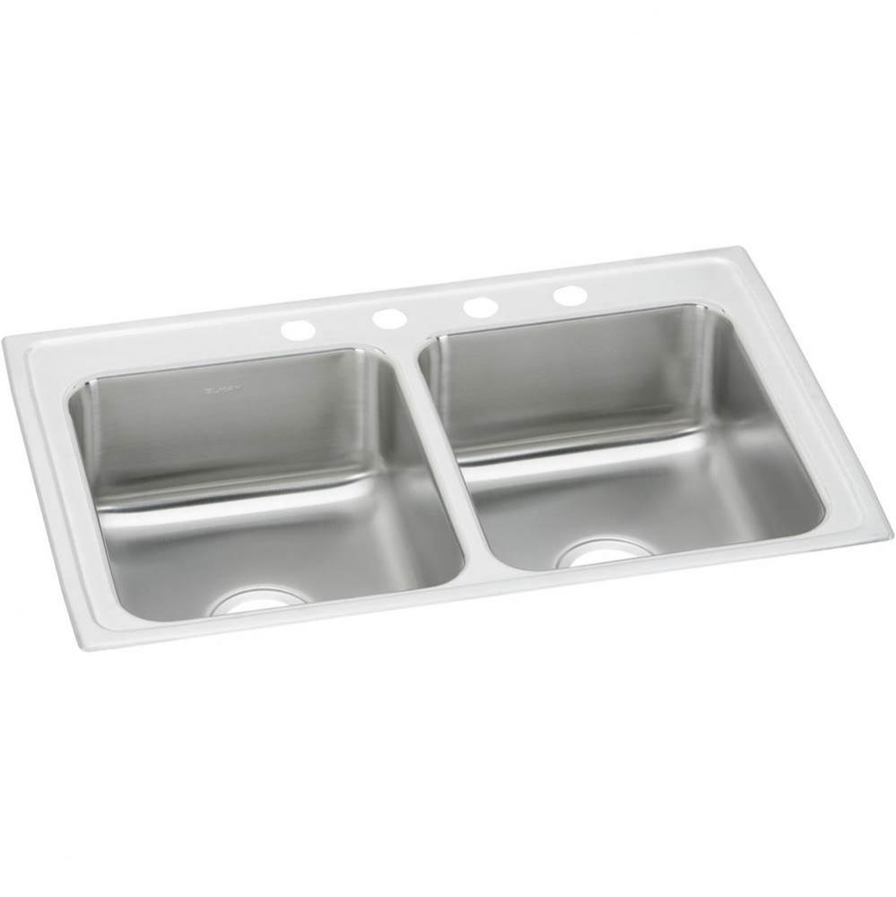 Celebrity Stainless Steel 33&apos;&apos; x 21-1/4&apos;&apos; x 7-1/2&apos;&apos;, 1-Hole Equal Do